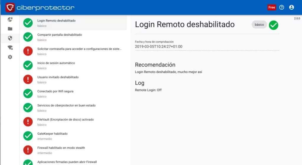 ciberprotector chequeo de salud captura